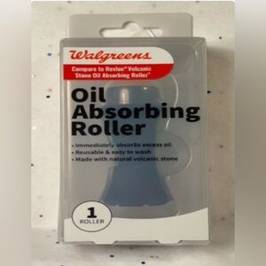 Oil Absorbing Roller On-The-Go Volcanic Face Stone, Washable, Oily Skin